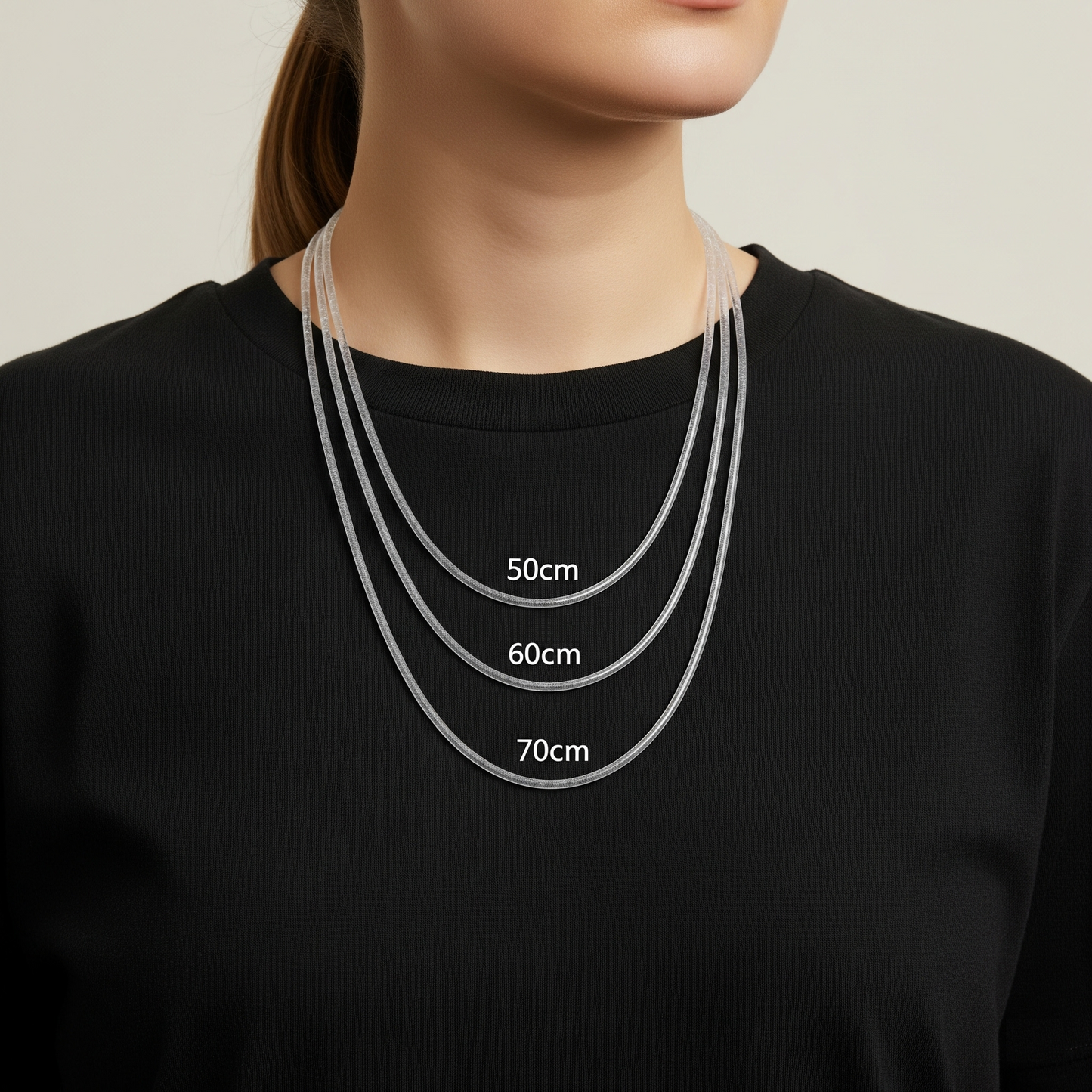 Serpent Vinculum – Dark Silver Coiled Snake Pendant and Chain Necklace